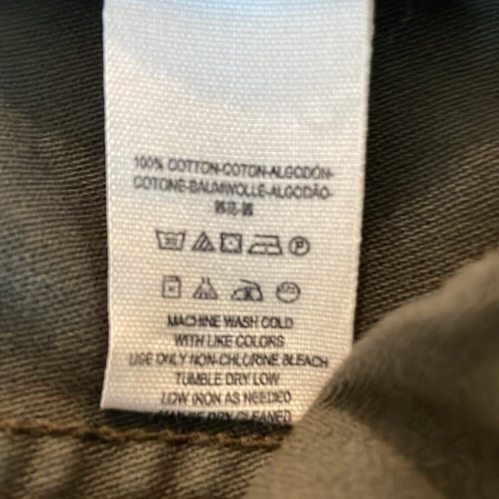 Free People Utility Cargo Jacket in Olive Green Size Small - Picture 11 of 12